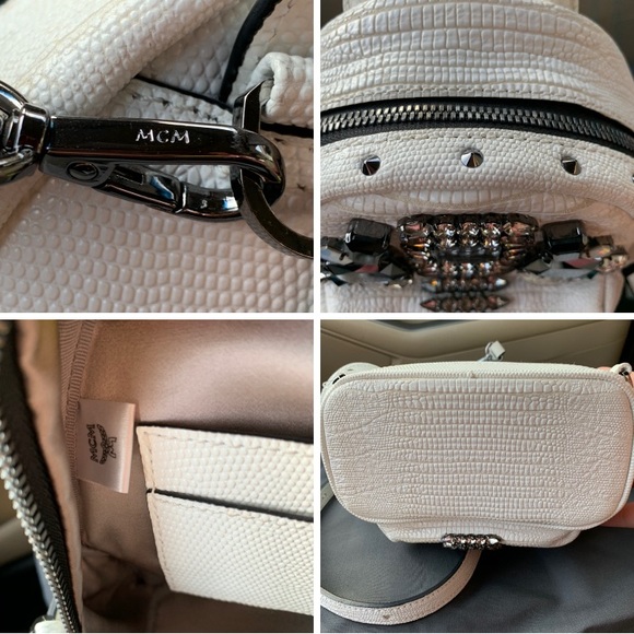 MCM Swarovski Crystal Croc X-Mini Bebe Boo RARE - Picture 6 of 8